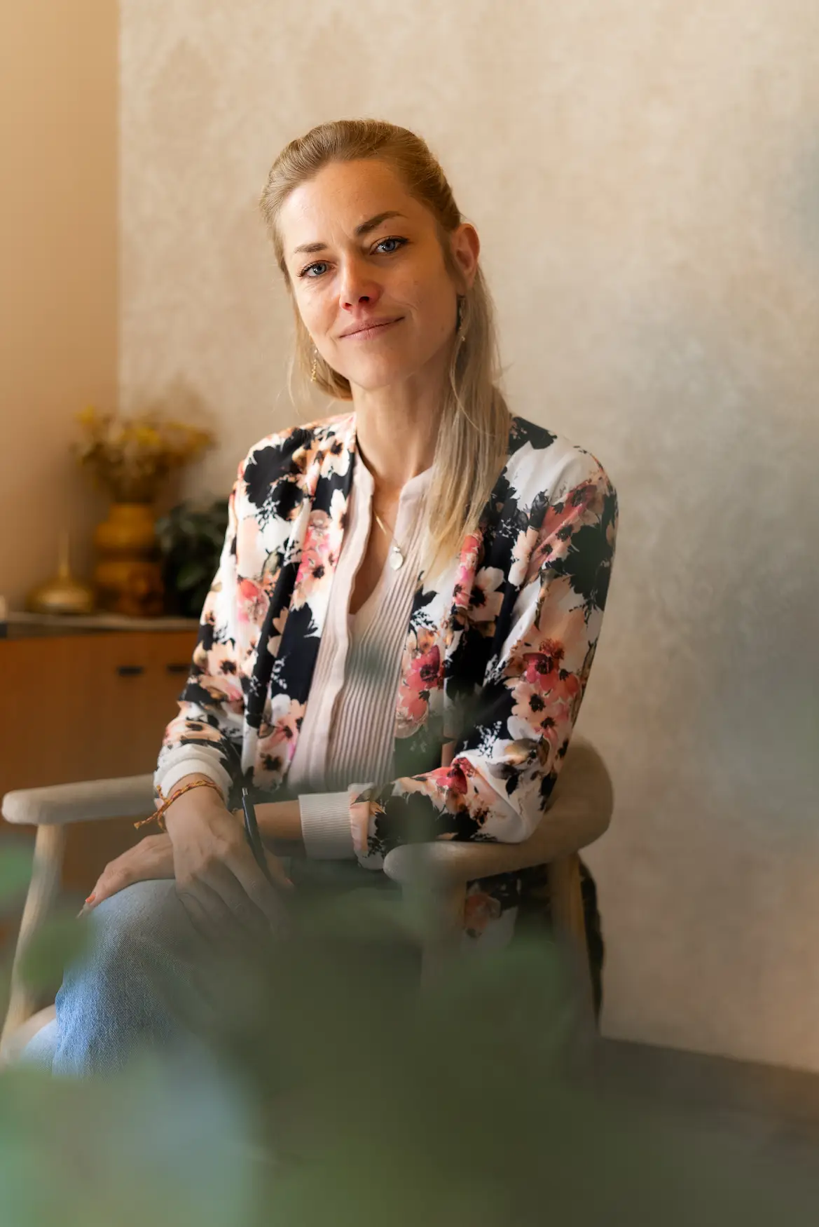 Eline aan tafel in de praktijk